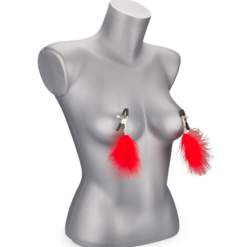 LOVE AND VIBES Pinces à Seins Avec Plumeaux