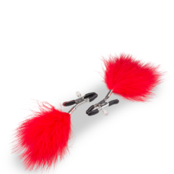 LOVE AND VIBES Pinces à Seins Avec Plumeaux -Sextoys boutique pinces a seins avec plumeaux 5