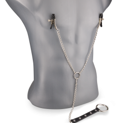 LOVE AND VIBES Pinces à Seins + Cockring Métal