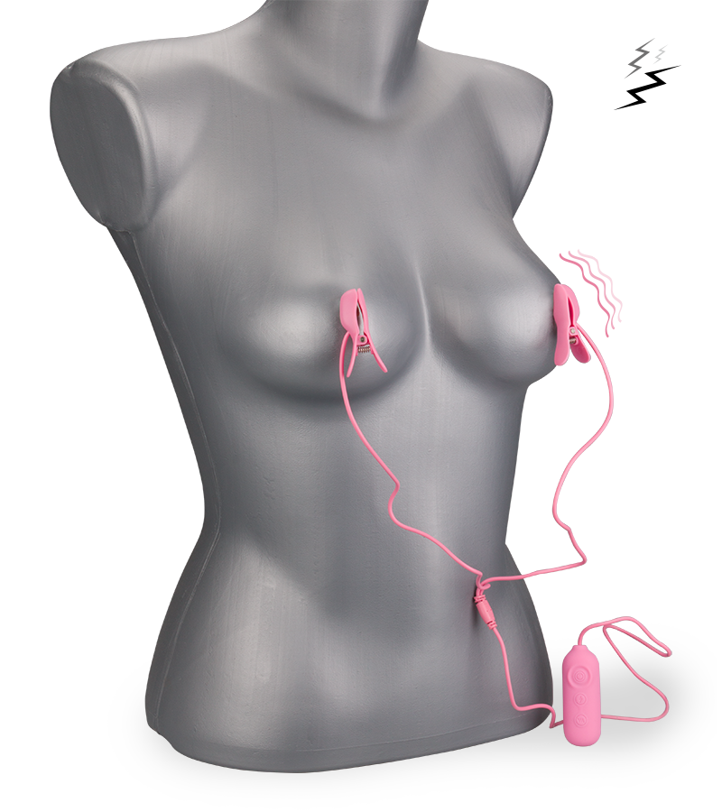 LOVE AND VIBES Pinces à Seins électrostimulation Et Vibrations 1 LOVE AND VIBES Pinces à Seins électrostimulation Et Vibrations