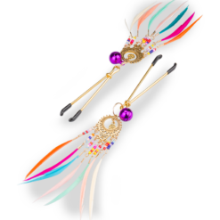 LOVE AND VIBES Pinces à Tétons Avec Grelots Rio -Sextoys boutique pinces a tetons avec grelots rio 6