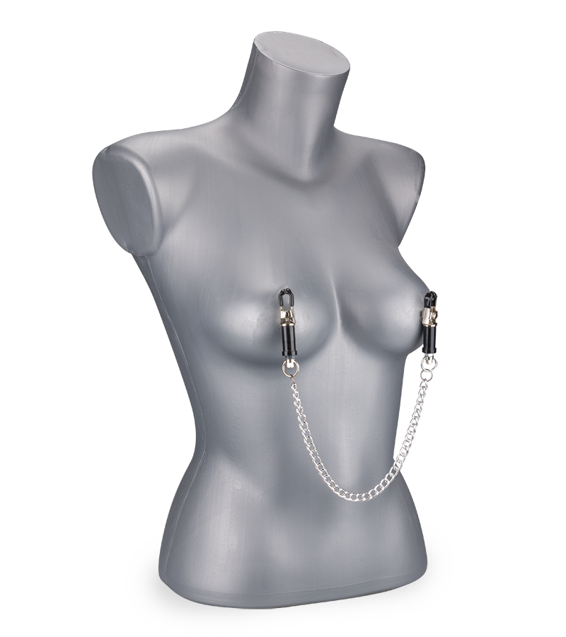 LOVE AND VIBES Pinces à Tétons Avec Poids Et Chaîne 1 LOVE AND VIBES Pinces à Tétons Avec Poids Et Chaîne