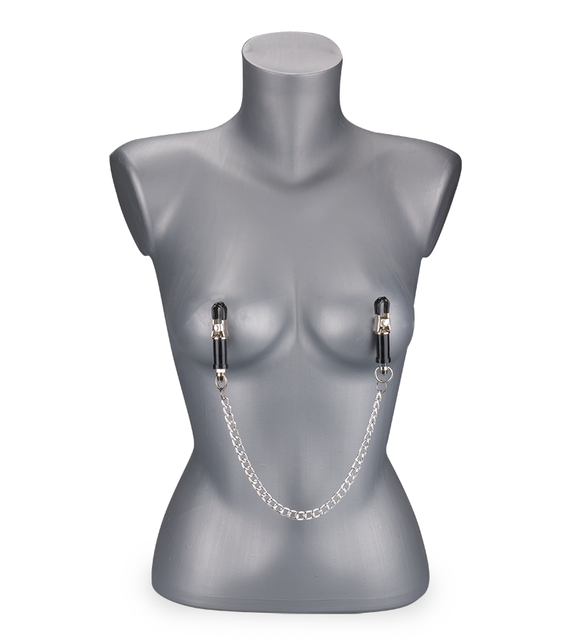 LOVE AND VIBES Pinces à Tétons Avec Poids Et Chaîne 2 LOVE AND VIBES Pinces à Tétons Avec Poids Et Chaîne – Image 2