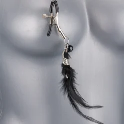 LOVE AND VIBES Pinces à Tétons Réglables Black Bird -Sextoys boutique pinces a tetons reglables black bird 5