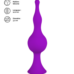 LOVE AND VIBES Plug Anal à Ventouse Blob -Sextoys boutique plug anal a ventouse blob 12
