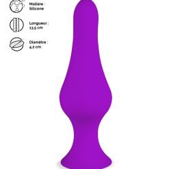 LOVE AND VIBES Plug Anal à Ventouse Flame -Sextoys boutique plug anal a ventouse flame 12