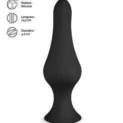 LOVE AND VIBES Plug Anal à Ventouse Flame -Sextoys boutique plug anal a ventouse flame 8