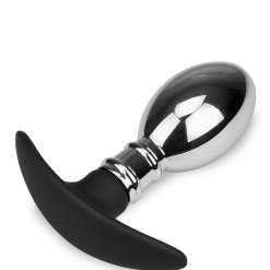 LOVE AND VIBES Plug Anal Acier Et Silicone Smash -Sextoys boutique plug anal acier et silicone smash 11