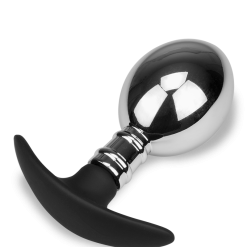 LOVE AND VIBES Plug Anal Acier Et Silicone Smash -Sextoys boutique plug anal acier et silicone smash 16