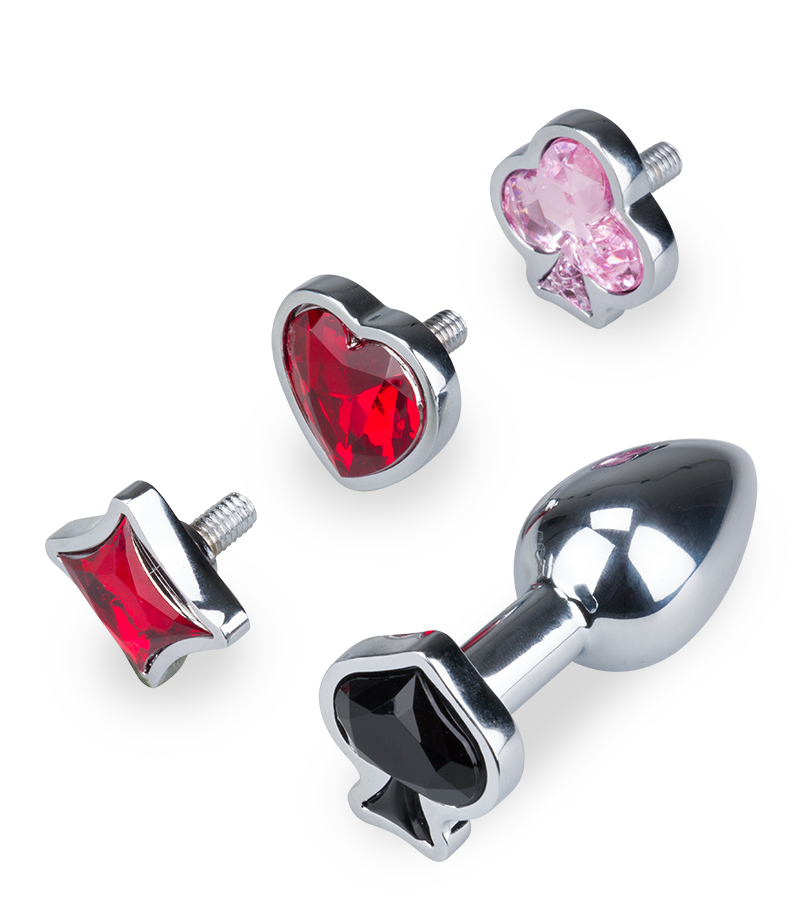 LOVE AND VIBES Plug Anal Avec 4 Bijoux Interchangeables Symbols 8 LOVE AND VIBES Plug Anal Avec 4 Bijoux Interchangeables Symbols – Image 8