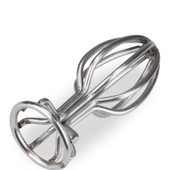 LOVE AND VIBES Plug Anal En Métal Prison -Sextoys boutique plug anal en metal prison 6