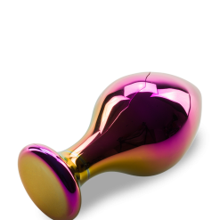 LOVE AND VIBES Plug Anal En Verre Chrome -Sextoys boutique plug anal en verre chrome 5