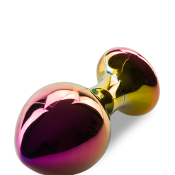 LOVE AND VIBES Plug Anal En Verre Chrome -Sextoys boutique plug anal en verre chrome 6