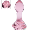 LOVE AND VIBES Plug Anal En Verre Romantic Rose