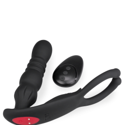 LOVE AND VIBES Plug Anal Masseur De Testicules Vibrant Et Va-et-vient Ode -Sextoys boutique plug anal masseur de testicules vibrant et va et vient ode 8