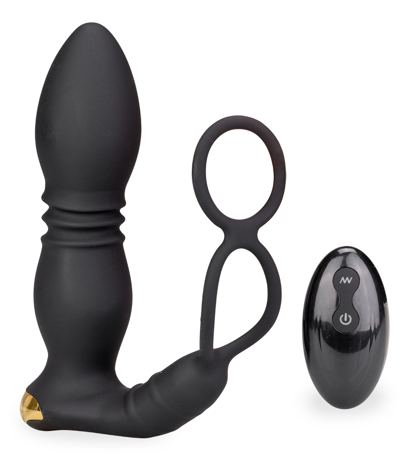 LOVE AND VIBES Plug Anal Va-et-vient Et Vibrations Avec Cockrings Luck 2 LOVE AND VIBES Plug Anal Va-et-vient Et Vibrations Avec Cockrings Luck – Image 2
