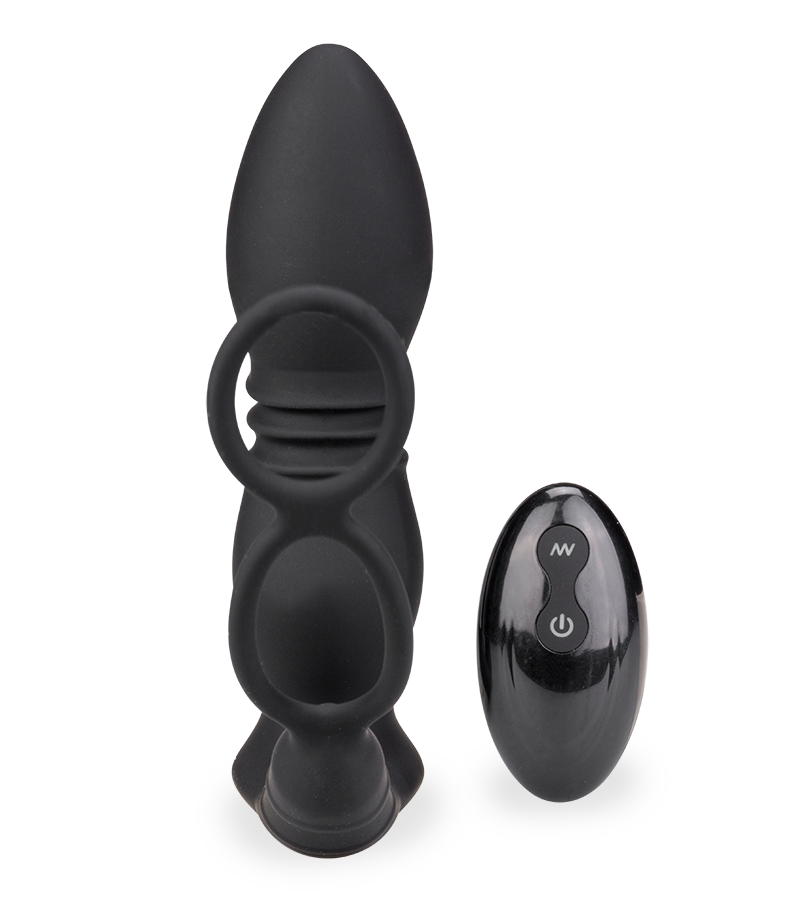 LOVE AND VIBES Plug Anal Va-et-vient Et Vibrations Avec Cockrings Luck 3 LOVE AND VIBES Plug Anal Va-et-vient Et Vibrations Avec Cockrings Luck – Image 3