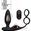 LOVE AND VIBES Plug Anal Vibrant Avec Double Anneau Cockring Domino