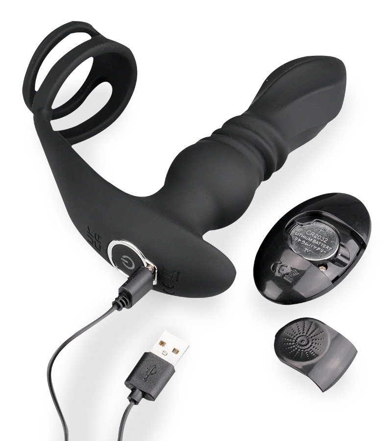 LOVE AND VIBES Plug Anal Vibrant Et Va-et-vient Avec Double Cockring Toronto 8 LOVE AND VIBES Plug Anal Vibrant Et Va-et-vient Avec Double Cockring Toronto – Image 8