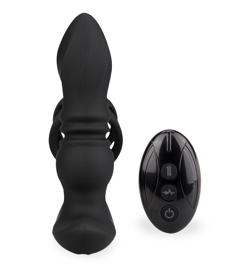 LOVE AND VIBES Plug Anal Vibrant Et Va-et-vient Avec Double Cockring Toronto 4 LOVE AND VIBES Plug Anal Vibrant Et Va-et-vient Avec Double Cockring Toronto – Image 4