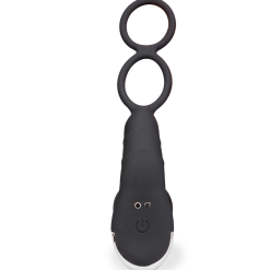 LOVE AND VIBES Plug Anal Vibrant Va-et-vient Avec Double Cockring Paolo -Sextoys boutique plug anal vibrant va et vient avec double cockring paolo 7