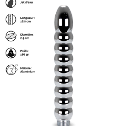 LOVE AND VIBES Plug Chapelet Anal Enema 9 Boules Embout De Douche -Sextoys boutique plug chapelet anal enema 9 boules embout de douche 7