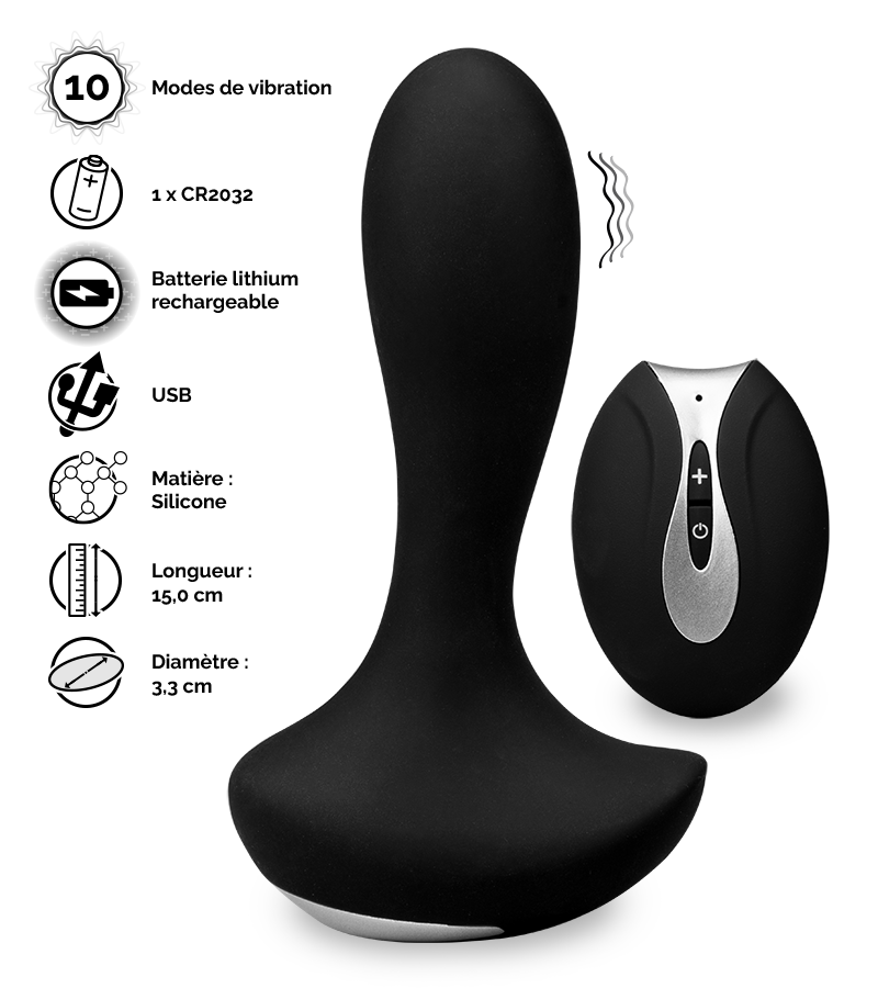 LOVE AND VIBES Plug Prostate Télécommandé Fresh 2 LOVE AND VIBES Plug Prostate Télécommandé Fresh – Image 2