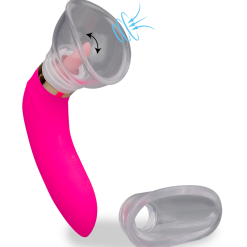 LOVE AND VIBES Pompe à Vulve Avec Langue Et 2 Embouts