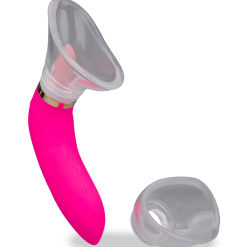 LOVE AND VIBES Pompe à Vulve Avec Langue Et 2 Embouts -Sextoys boutique pompe a vulve avec langue et 2 embouts 5
