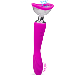 LOVE AND VIBES Pompe Clitoris Et Vibro Gode 7 Modes