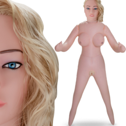 LOVE AND VIBES Poupée Blonde Réaliste Vibrante Mélanie