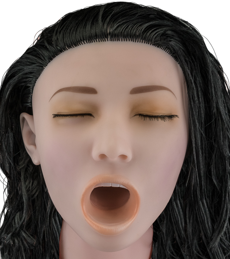 LOVE AND VIBES Poupée Brune Réaliste Gonflable Yeux Fermés Sandra 3 LOVE AND VIBES Poupée Brune Réaliste Gonflable Yeux Fermés Sandra – Image 3