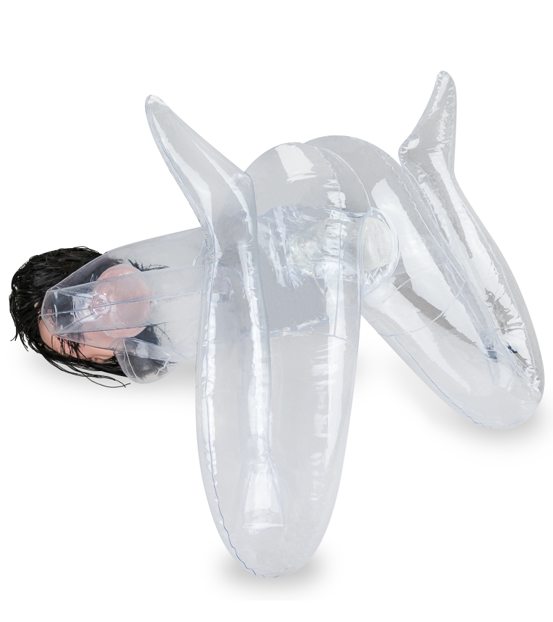 LOVE AND VIBES Poupée Gonflable Assise En W Transparente Elodie 5 LOVE AND VIBES Poupée Gonflable Assise En W Transparente Elodie – Image 5