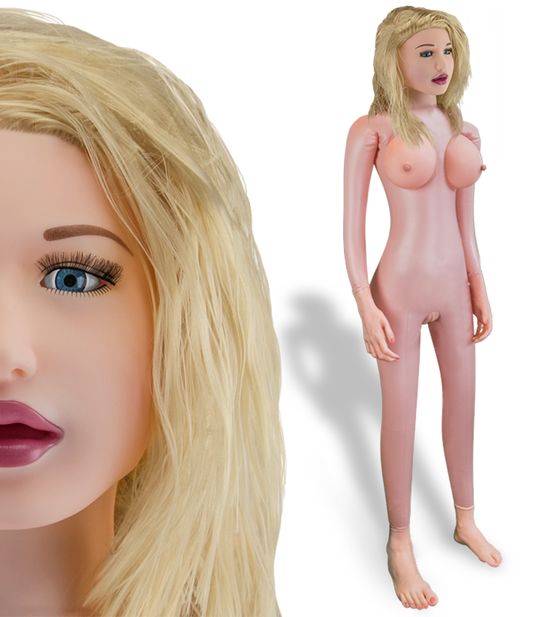 LOVE AND VIBES Poupée Gonflable Blonde Suceuse Anus Vagin 1 LOVE AND VIBES Poupée Gonflable Blonde Suceuse Anus Vagin