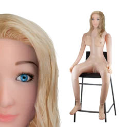 LOVE AND VIBES Poupée Gonflable Blonde Vibrante Maisie