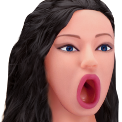 LOVE AND VIBES Poupée Gonflable Brune Suceuse Lina -Sextoys boutique poupee gonflable brune suceuse lina 5