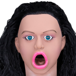 LOVE AND VIBES Poupée Gonflable Réaliste Bouche Gourmande Brune Inès -Sextoys boutique poupee gonflable realiste bouche gourmande brune ines 5