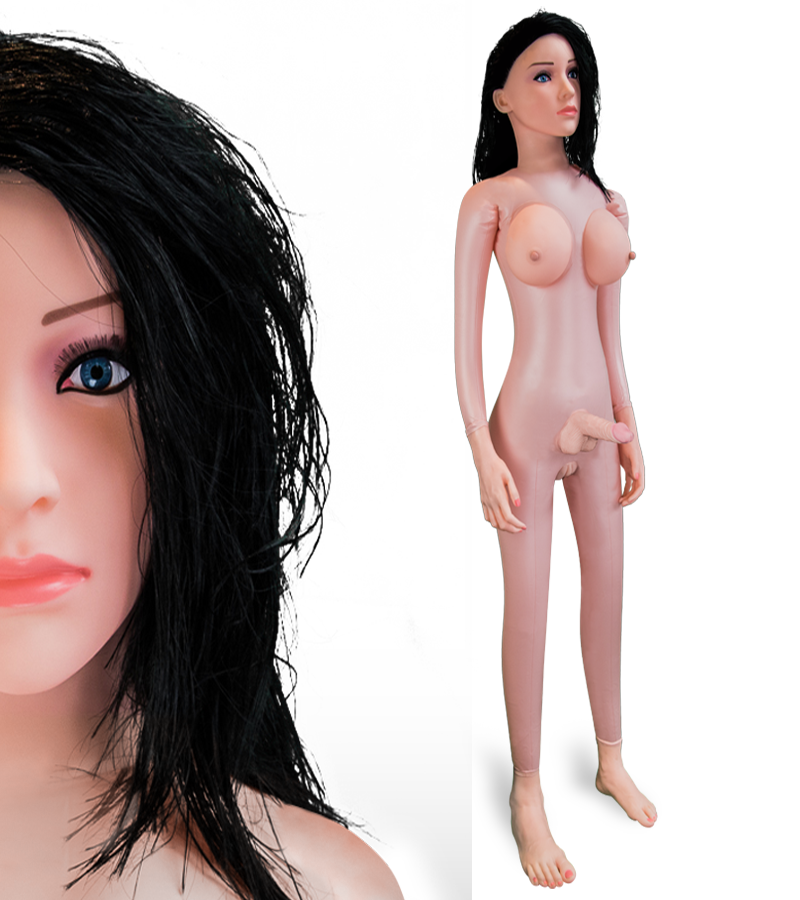 LOVE AND VIBES Poupée Gonflable Transexuelle Seins Vagin Pénis Anus Andréa 1 LOVE AND VIBES Poupée Gonflable Transexuelle Seins Vagin Pénis Anus Andréa