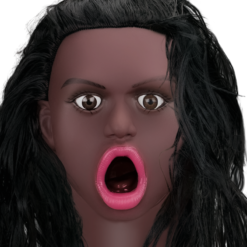 LOVE AND VIBES Poupée Réaliste Black Bouche Gourmande Fatou -Sextoys boutique poupee realiste black bouche gourmande fatou 5