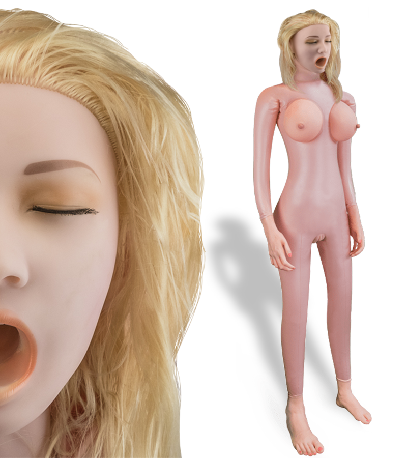 LOVE AND VIBES Poupée Réaliste Gonflable Blonde Yeux Fermés Agathe 1 LOVE AND VIBES Poupée Réaliste Gonflable Blonde Yeux Fermés Agathe