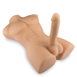 LOVE AND VIBES Poupée Silicone Faux Torse Homme Théo