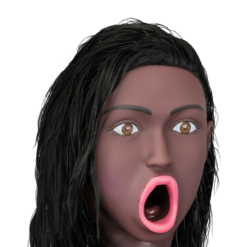 LOVE AND VIBES Poupée Suceuse Assise Black Tina 9 LOVE AND VIBES Poupée Suceuse Assise Black Tina -Sextoys boutique poupee suceuse assise black tina 5