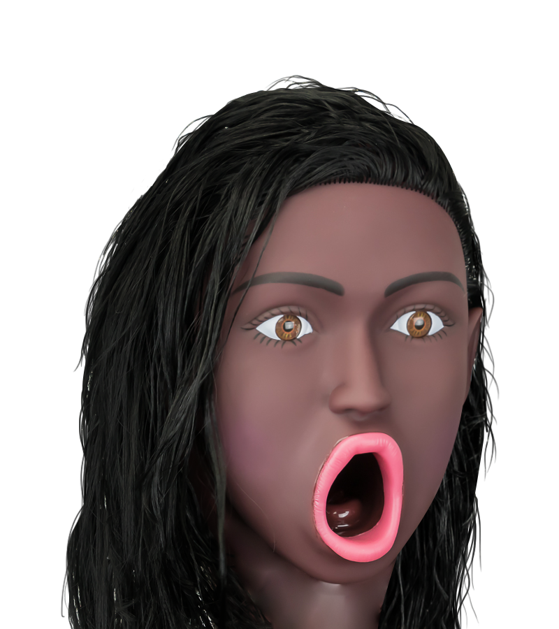 LOVE AND VIBES Poupée Suceuse Assise Black Tina 3 LOVE AND VIBES Poupée Suceuse Assise Black Tina – Image 3