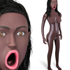 LOVE AND VIBES Poupée Suceuse Trans Black Olivia