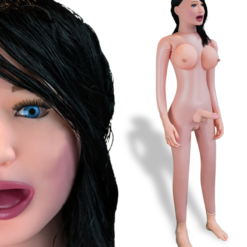 LOVE AND VIBES Poupée Suceuse Trans Katia Vagin Pénis Anus