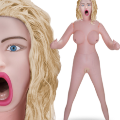 LOVE AND VIBES Poupée Suceuse Vibrante Blonde Lisa