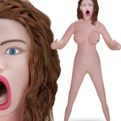 LOVE AND VIBES Poupée Suceuse Vibrante Chatain Candice