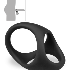 LOVE AND VIBES Quadruple Cockring En Silicone Endless