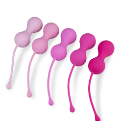 LOVE AND VIBES Set 5 Boules De Geisha Tina -Sextoys boutique set 5 boules de geisha tina 5