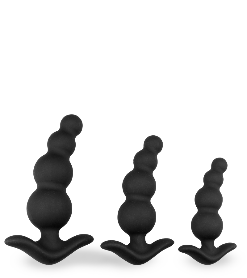 LOVE AND VIBES Set De 3 Plugs Chapelets Anaux Simon 1 LOVE AND VIBES Set De 3 Plugs Chapelets Anaux Simon